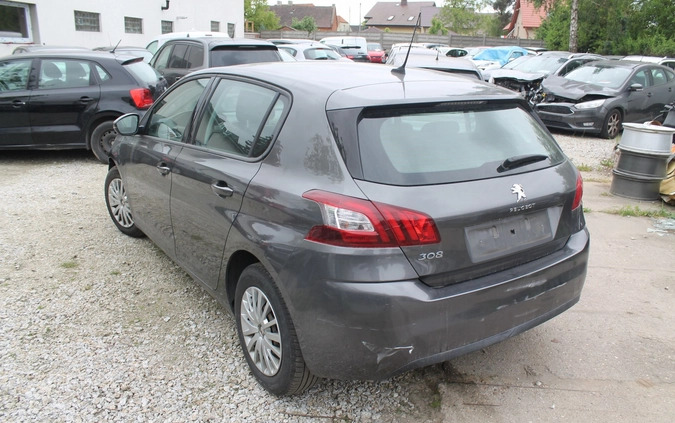 Peugeot 308 cena 21900 przebieg: 134602, rok produkcji 2017 z Pelplin małe 56